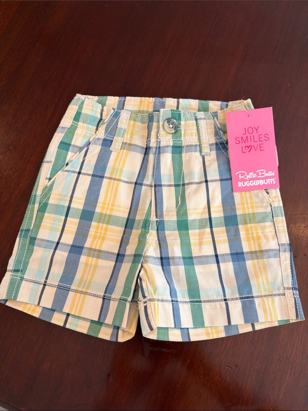 Rugged Butts Sawyer Plaid Woven Shorts